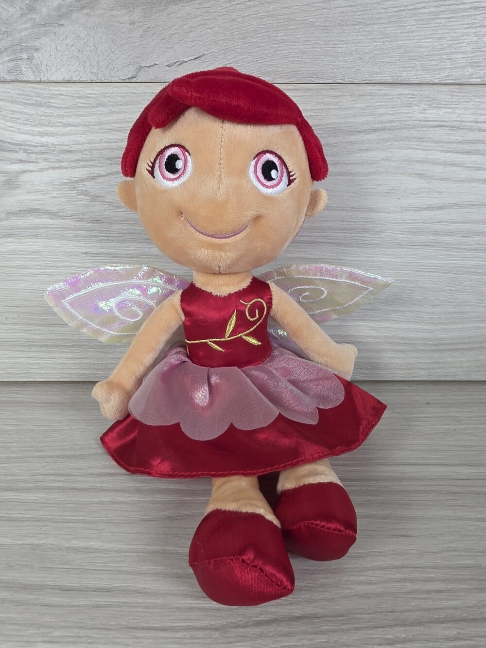 Fairy Plush Doll Hallmark January Red Garnet Fairy Birthday Birthstone 12” SU4